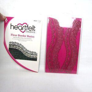 Heartfelt Creations Fleur Border Basics 6 Pcs Craft Dies HCD1-7120